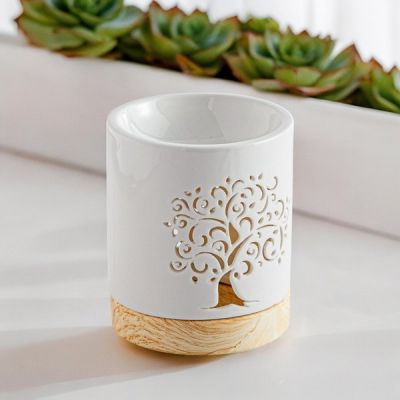 Brûle parfum ARBRE DE VIE Blanc