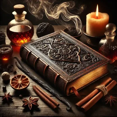 Suspension parfumée ovale - Grimoire des mystères