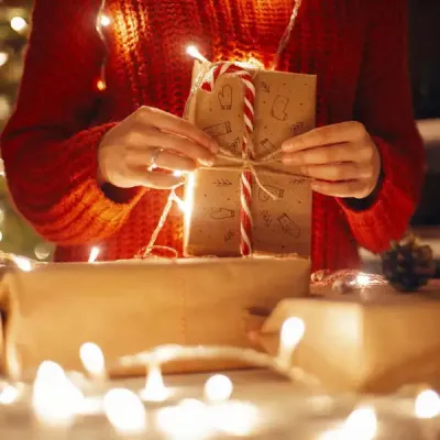 Suspension parfumée ovale - Magie de Noël