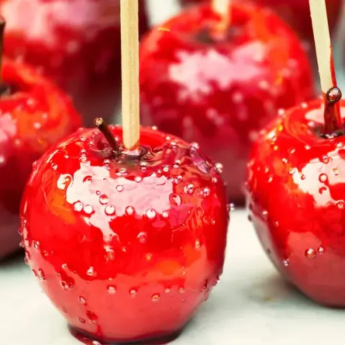 Suspension parfumée rectangulaire - Pomme d'amour